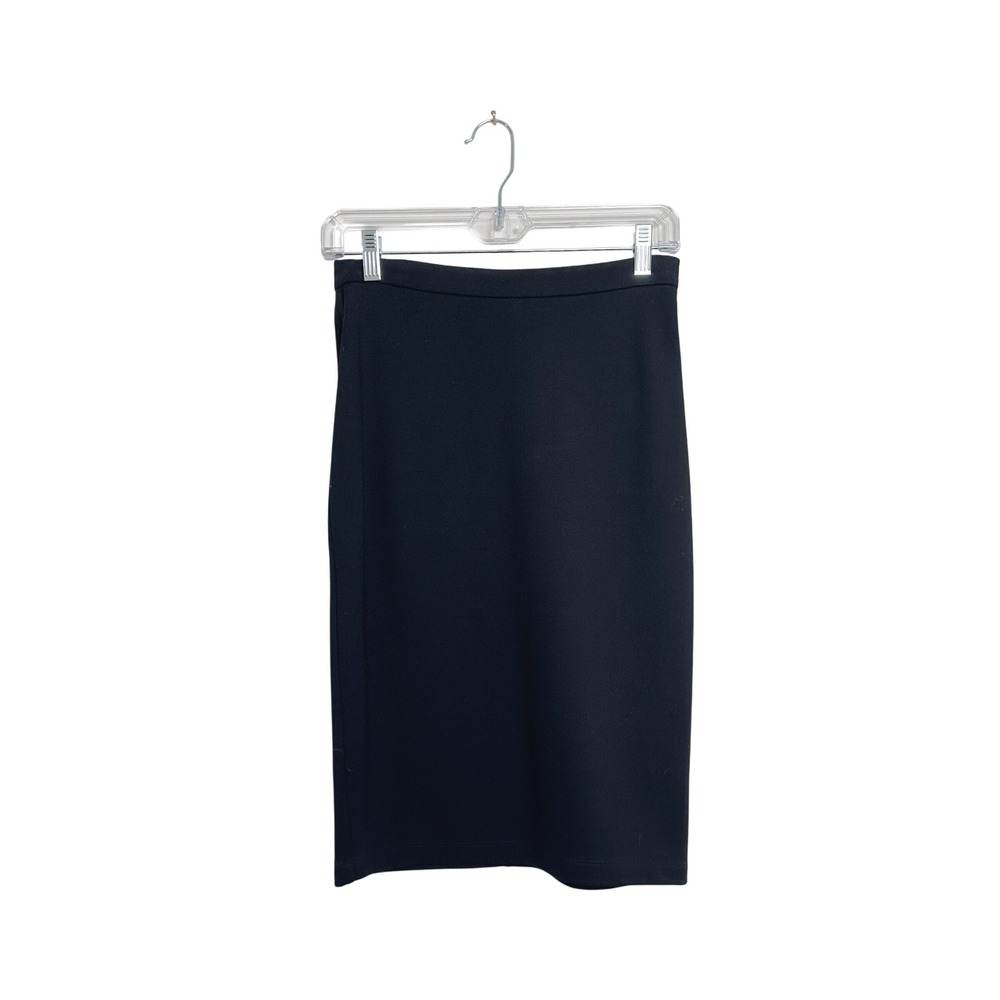 Weekend Max Mara Goya Black Pencil Skirt Midi‎ Length Size M